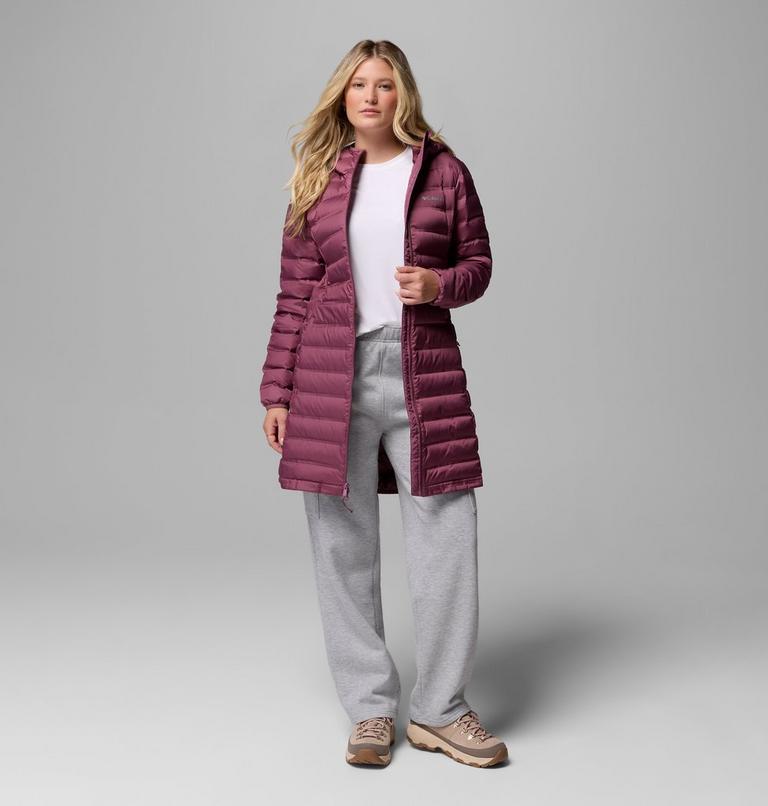 Veste Longue en Duvet &agrave; Capuche Lake 22 II Femme, Color: Antique Mauve, image 2