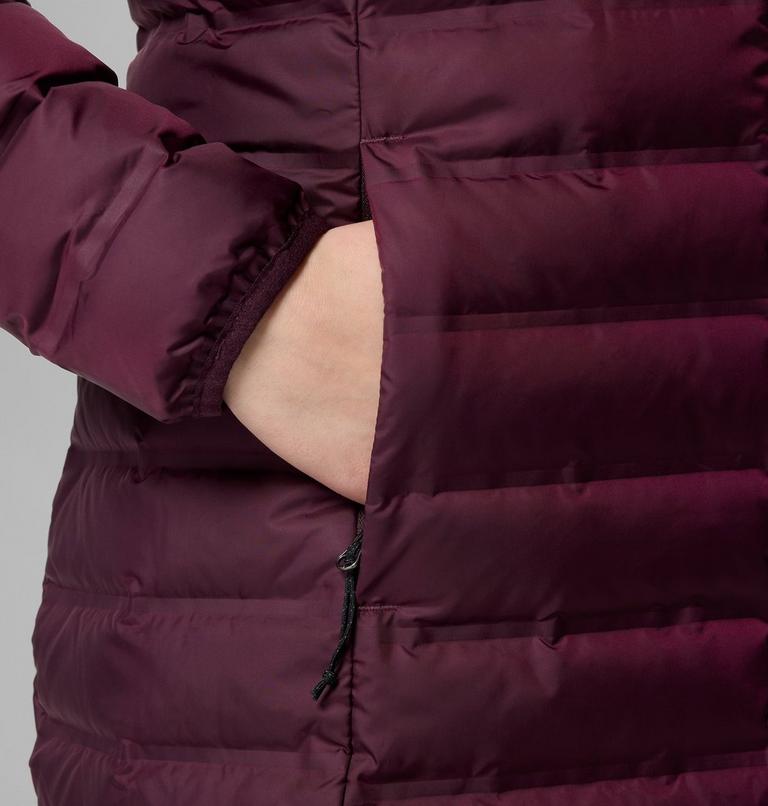 Women's Lake 22 II Down Long Hooded Jacket, Color: Moonvista, image 7