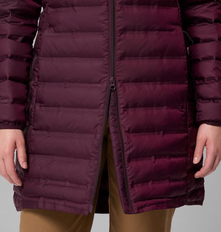 Women's Lake 22 II Down Long Hooded Jacket, Color: Moonvista, image 8