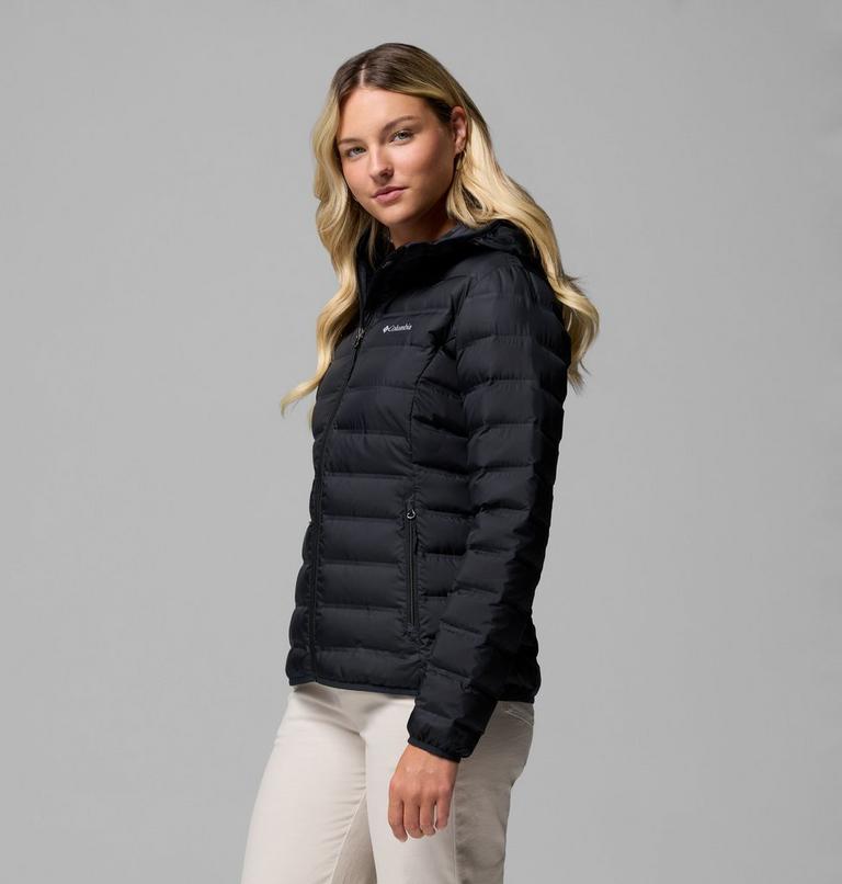 Women's Lake 22 II Down Hooded Jacket, Color: Black, image 4