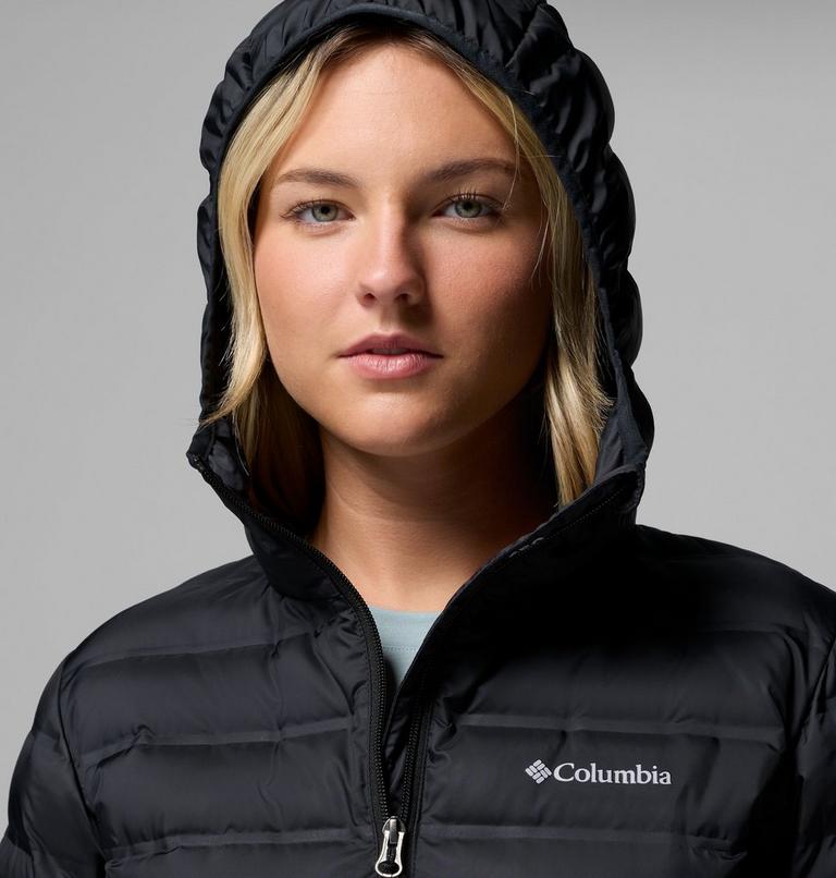 Women's Lake 22 II Down Hooded Jacket, Color: Black, image 6