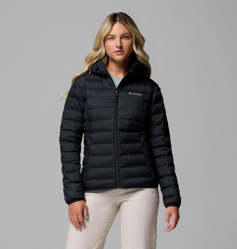 Women's Lake 22 II Down Hooded Jacket, Color: Black, image 1