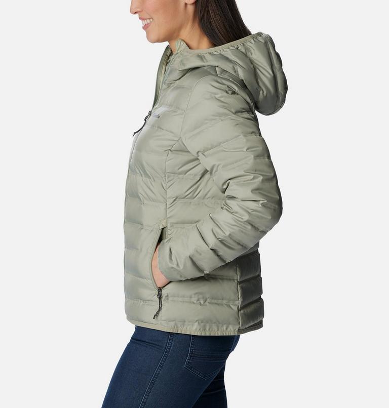 Women's Lake 22 II Down Hooded Jacket, Color: Safari, image 3
