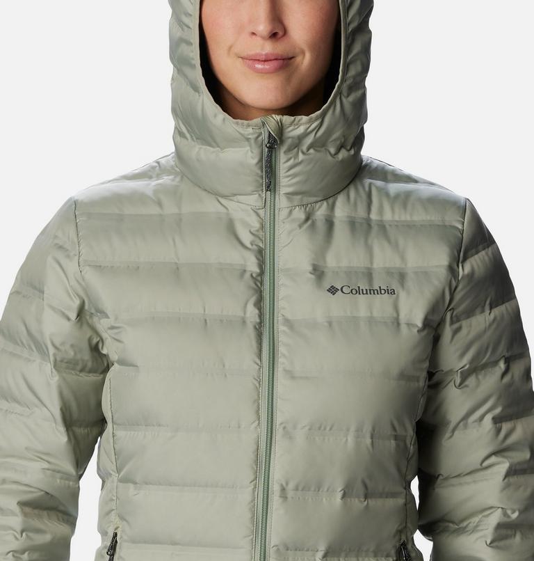 Women's Lake 22 II Down Hooded Jacket, Color: Safari, image 4
