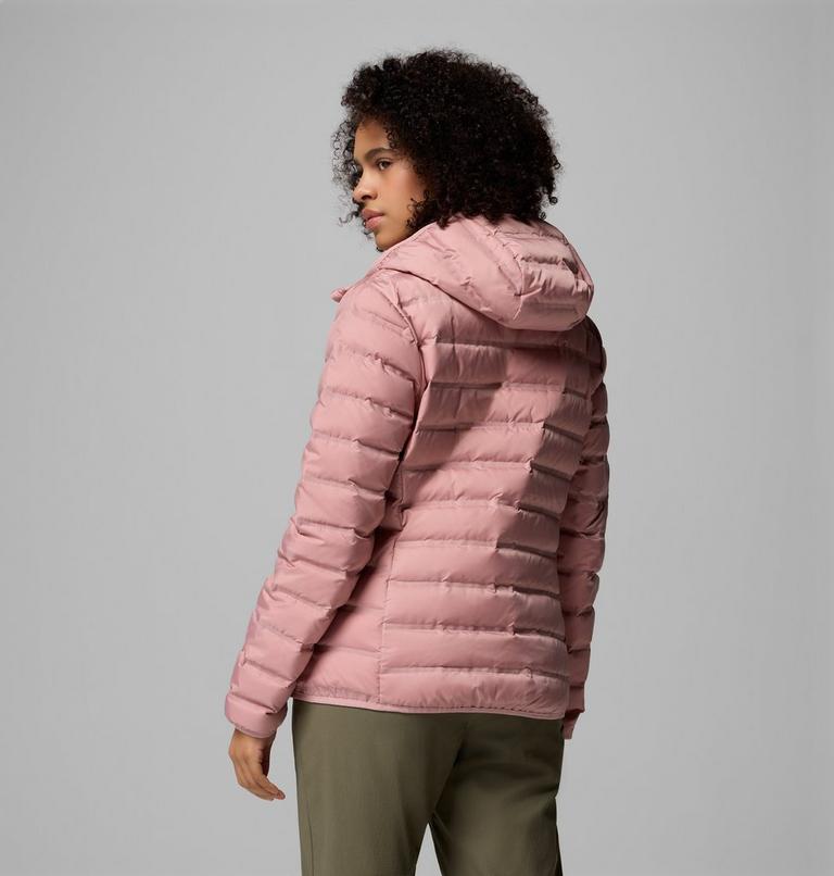 Women's Lake 22 II Down Hooded Jacket, Color: Eraser Pink, image 3