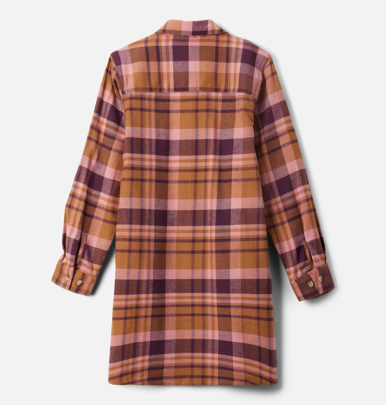Girls' Calico Basin™ Flannel Long Sleeve Dress 2