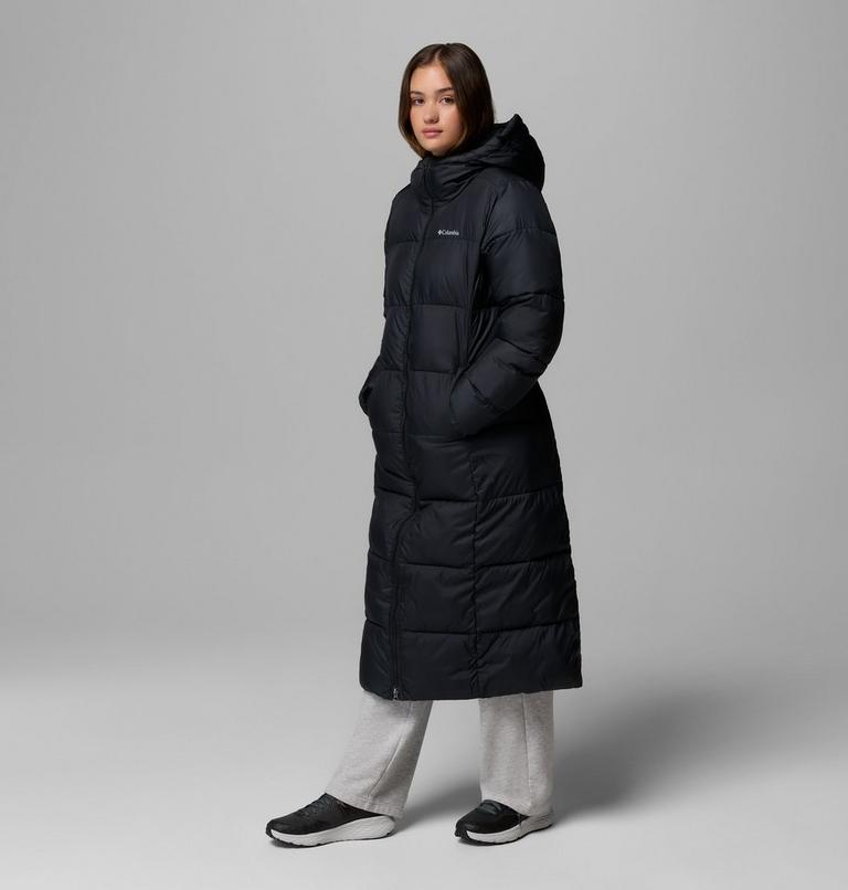 Women's Puffect II Long Puffer Jacket, Color: Black, image 3