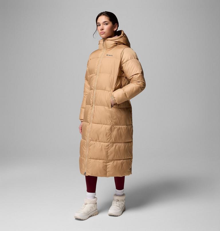 Chaqueta larga y acolchada Puffect II para mujer, Color: Canoe, image 4