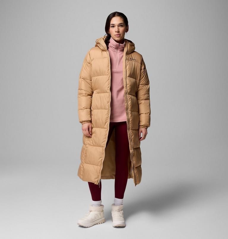 Chaqueta larga y acolchada Puffect II para mujer, Color: Canoe, image 1