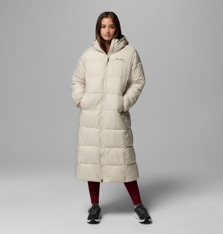 Women's Puffect II Long Puffer Jacket, Color: Dark Stone, image 1