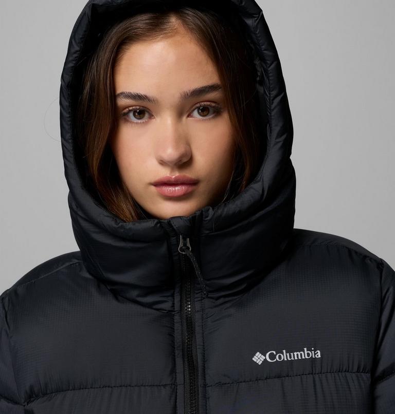 Women's Puffect II Hooded Mid Puffer Jacket, Color: Black, image 6