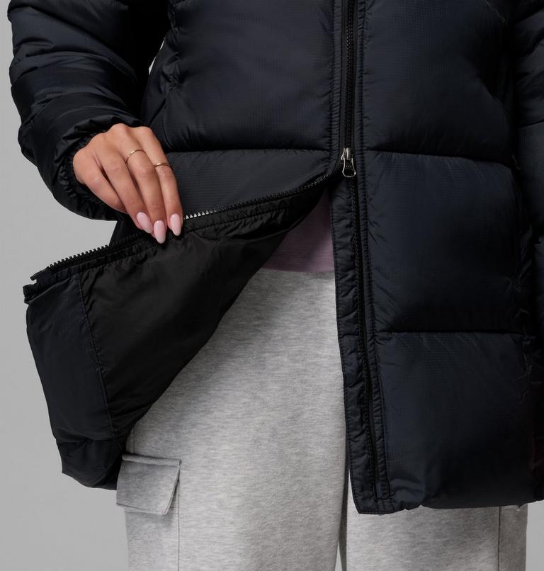 Women's Puffect II Hooded Mid Puffer Jacket, Color: Black, image 7