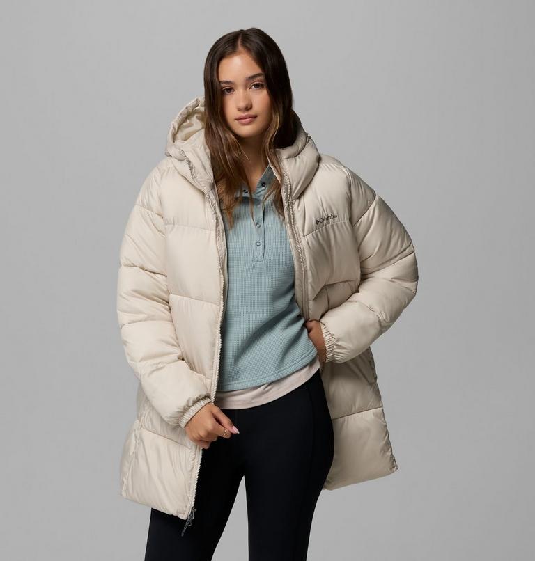 Women's Puffect II Hooded Mid Puffer Jacket, Color: Dark Stone, image 5