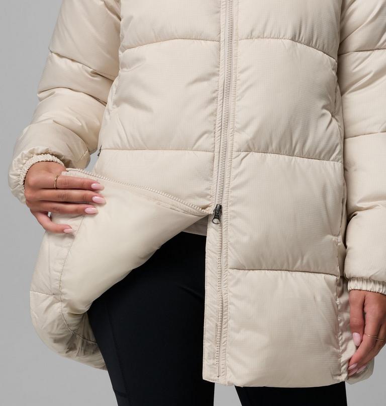 Women's Puffect II Hooded Mid Puffer Jacket, Color: Dark Stone, image 7