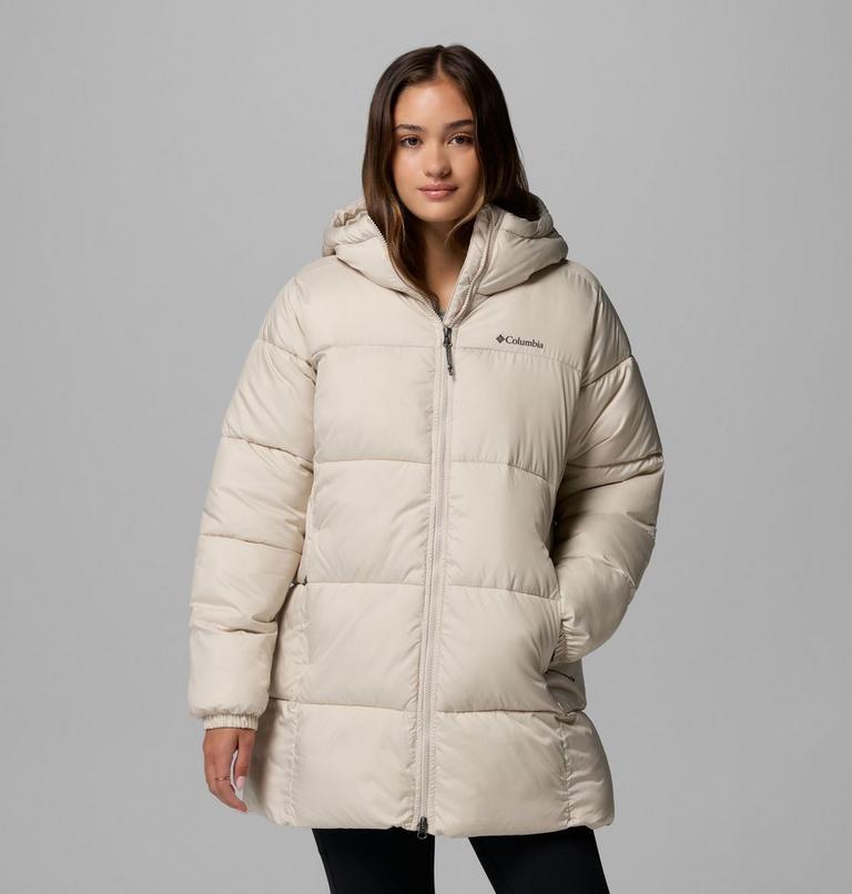 Women's Puffect II Hooded Mid Puffer Jacket, Color: Dark Stone, image 1