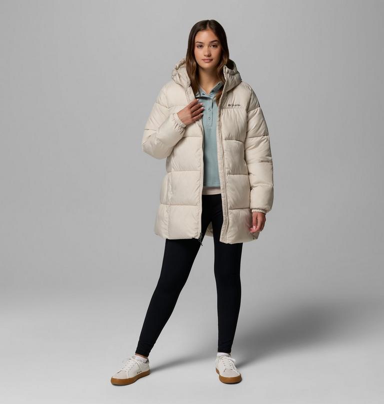 Women's Puffect II Hooded Mid Puffer Jacket, Color: Dark Stone, image 2