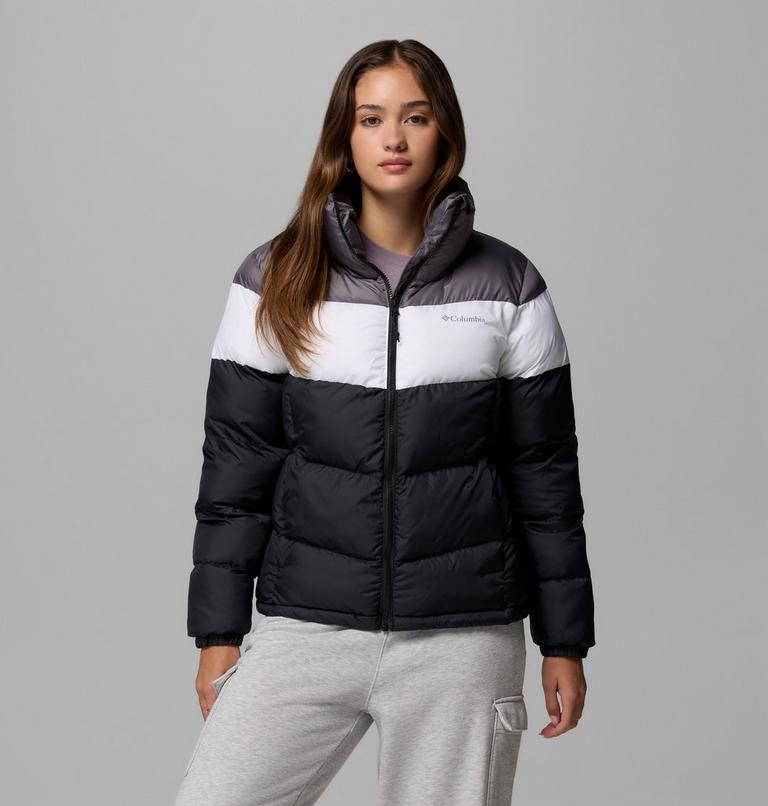 Women's Puffect II Colourblock Puffer Jacket, Color: Black, White, City Grey, image 5