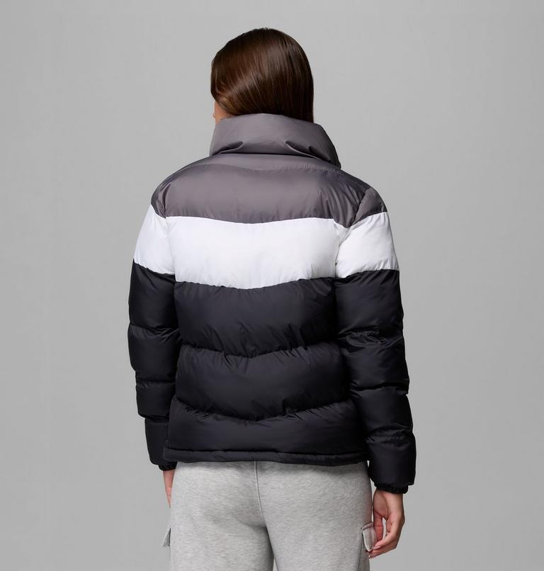 Women's Puffect II Colourblock Puffer Jacket, Color: Black, White, City Grey, image 3
