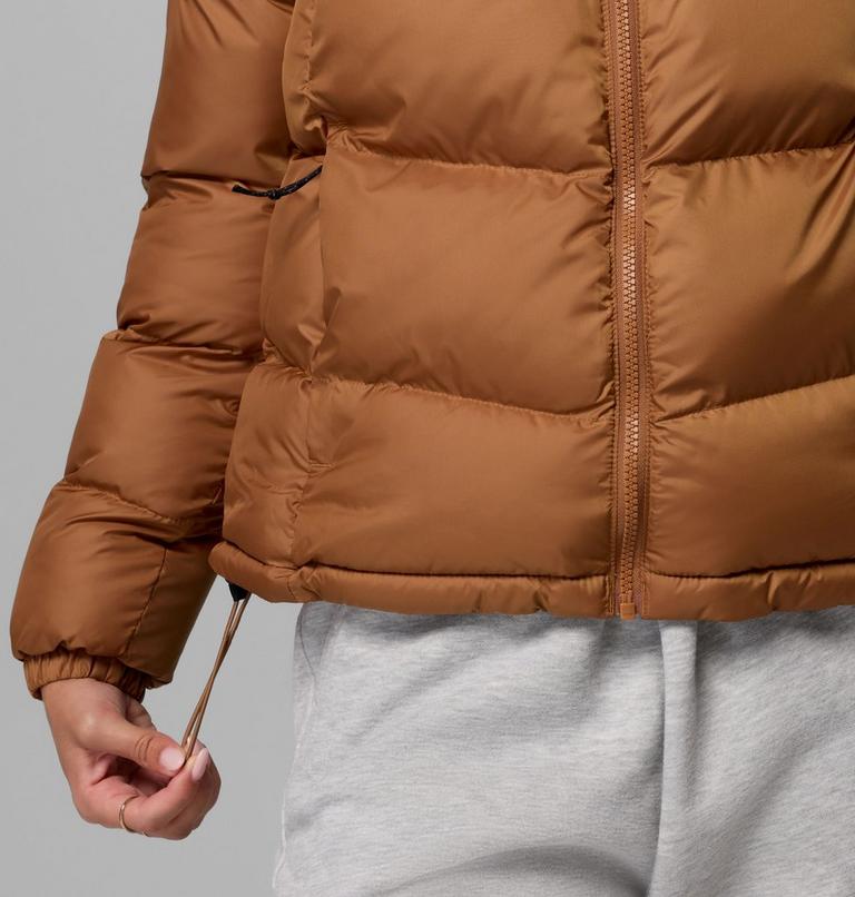 Women's Puffect II Colorblock Jacket, Color: Camel Brown, Canoe, Chalk, image 7