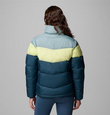 Puffect II Colourblock Puffer-Jacke für Frauen, Color: Everblue, Citron Haze, Crushed Blue, image 7