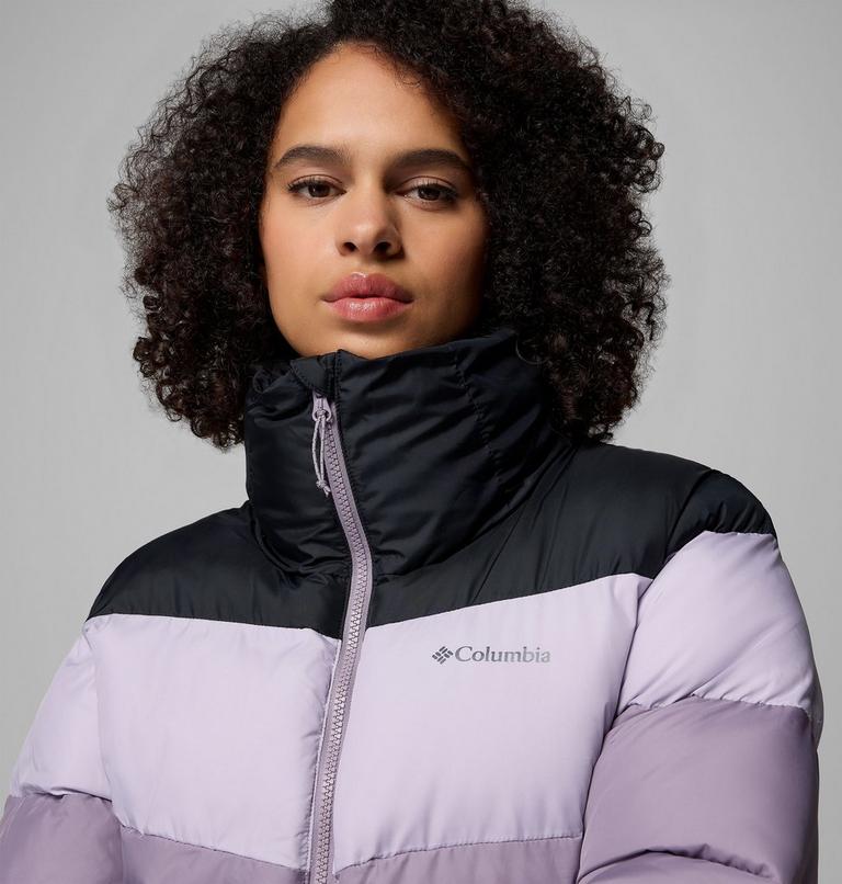Women's Puffect II Colourblock Puffer Jacket, Color: Shale Purple, Lavender Pearl, Black, image 6