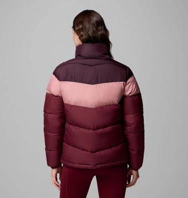 Puffect II Colourblock Puffer-Jacke für Frauen, Color: Rich Wine, Eraser Pink, Moonvista, image 3