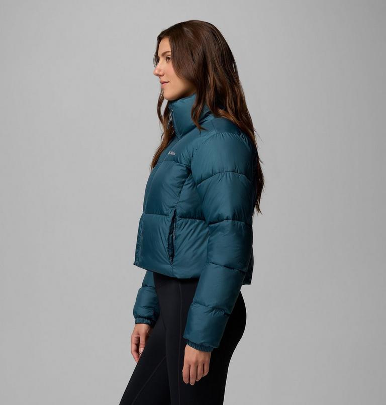 Women's Puffect II Cropped Puffer Jacket, Color: Everblue, image 4