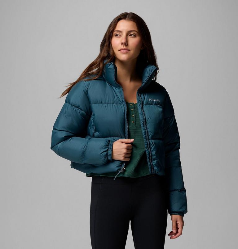 Women's Puffect II Cropped Puffer Jacket, Color: Everblue, image 5