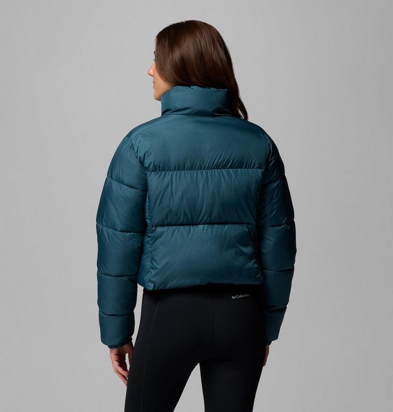 Women's Puffect II Cropped Puffer Jacket, Color: Everblue, image 3