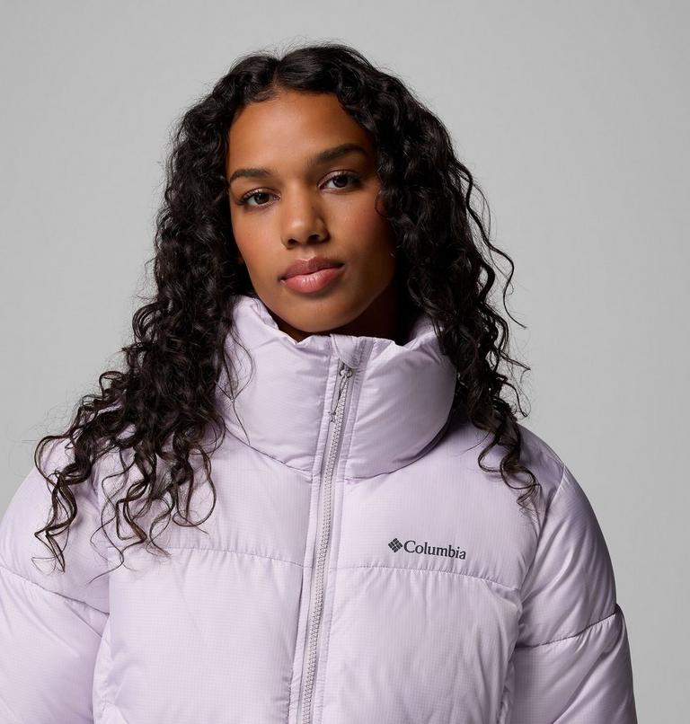 Women's Puffect II Cropped Puffer Jacket, Color: Lavender Pearl, image 6