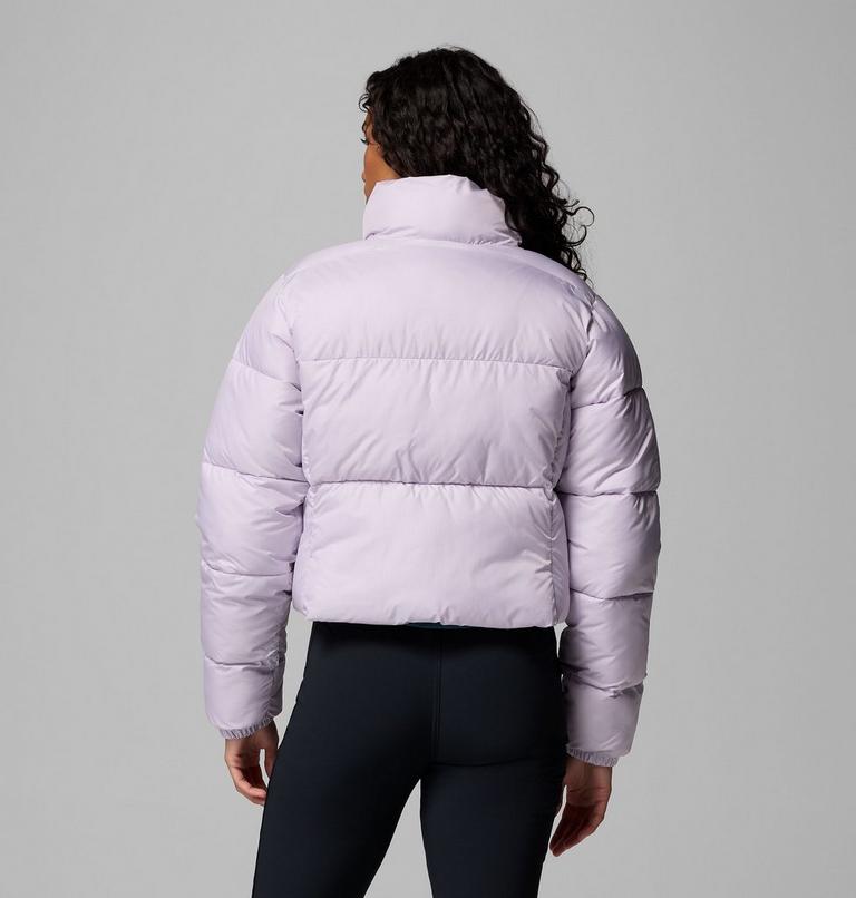 Women's Puffect II Cropped Puffer Jacket, Color: Lavender Pearl, image 3