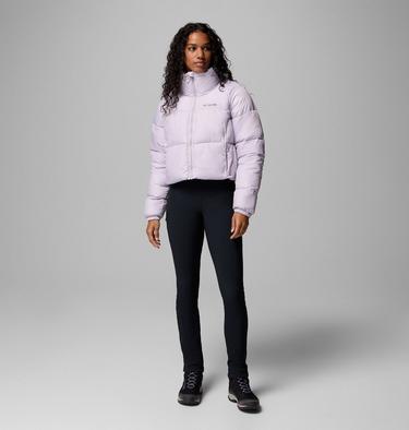 Women's Puffect II Cropped Puffer Jacket, Color: Lavender Pearl, image 8