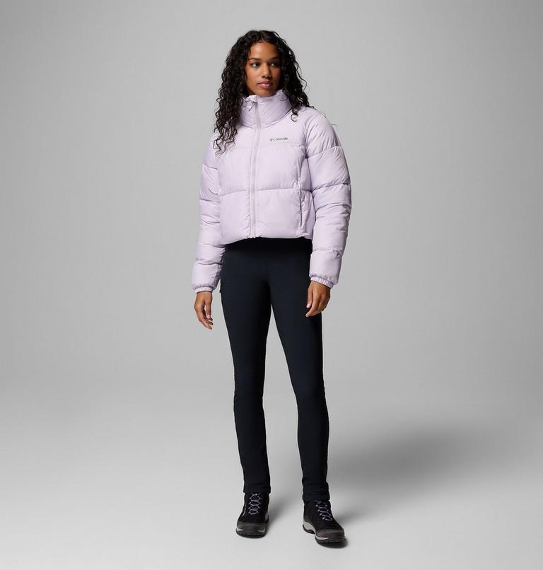 Women's Puffect II Cropped Puffer Jacket, Color: Lavender Pearl, image 2