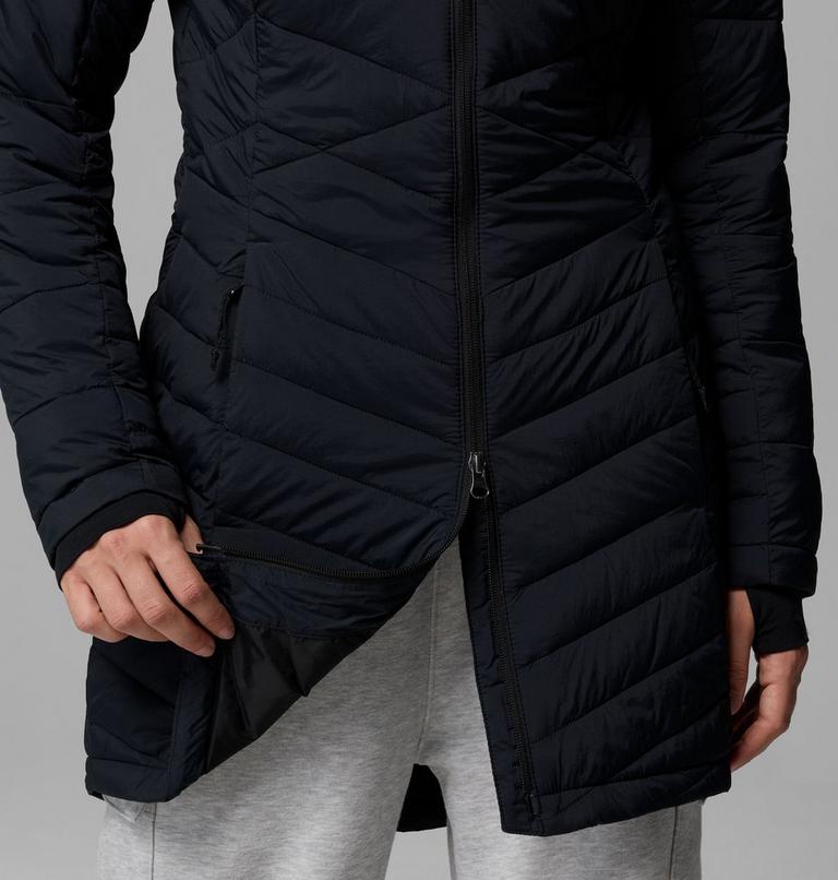 Chaqueta aislante de largo medio con capucha Joy Peak II para mujer, Color: Black, image 9
