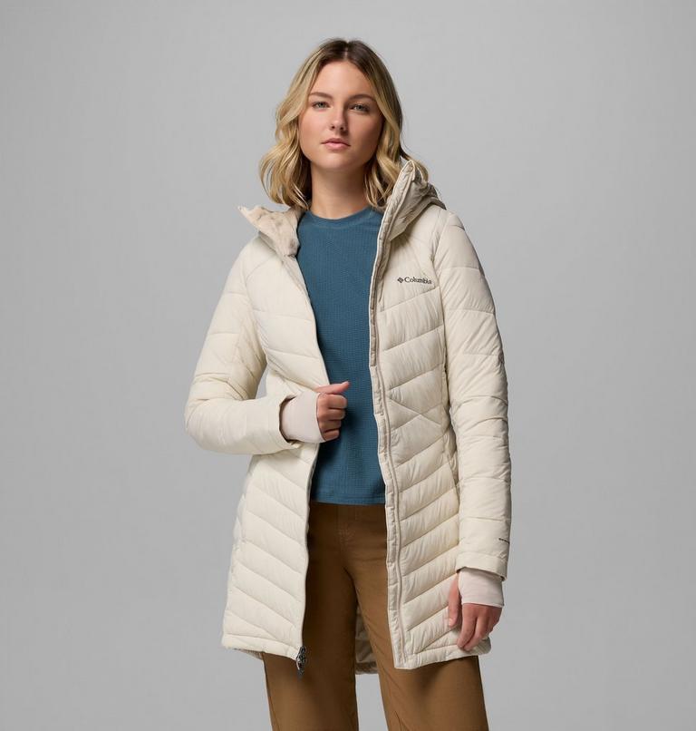 Women's Joy Peak II Hooded Mid Insulated Jacket, Color: Dark Stone, image 5