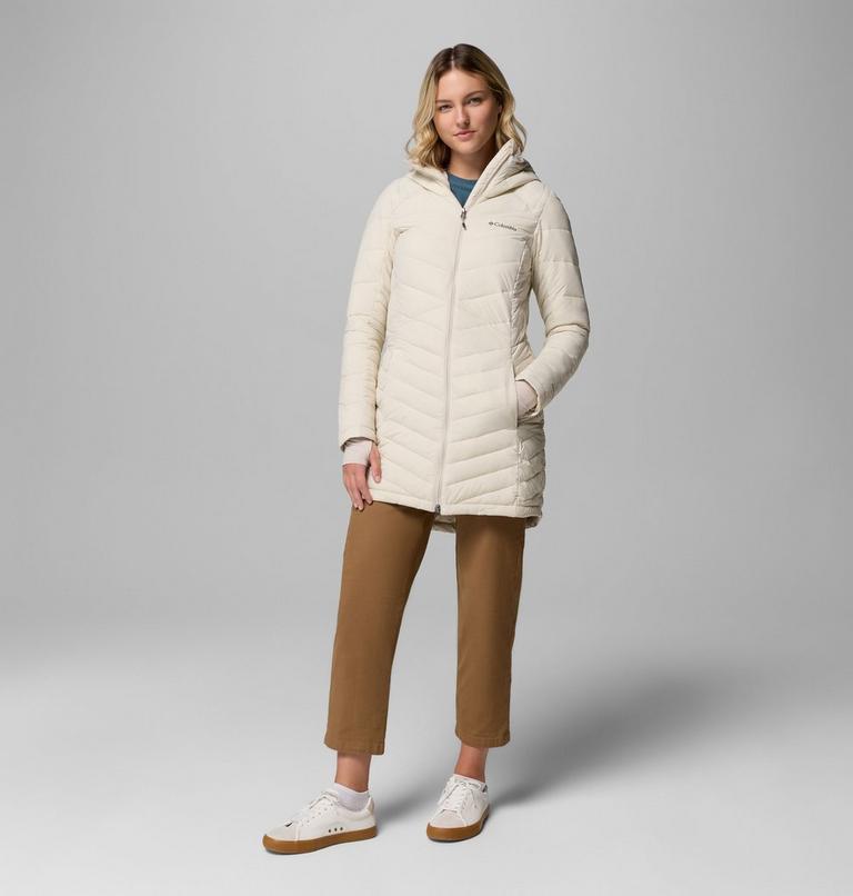 Women's Joy Peak II Hooded Mid Insulated Jacket, Color: Dark Stone, image 2
