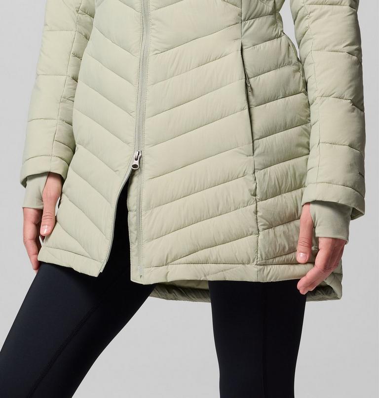 Women's Joy Peak II Hooded Mid Insulated Jacket, Color: Safari, image 9