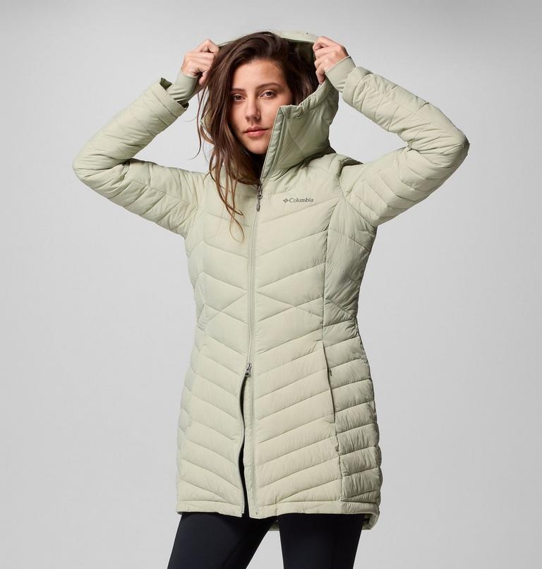 Women's Joy Peak II Hooded Mid Insulated Jacket, Color: Safari, image 10