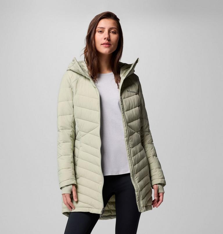 Women's Joy Peak II Hooded Mid Insulated Jacket, Color: Safari, image 5