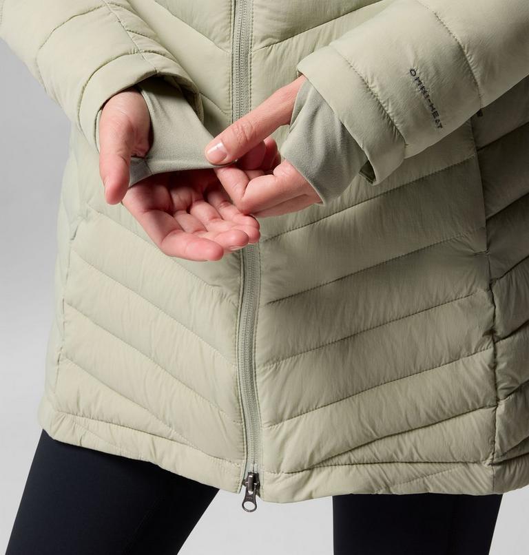 Women's Joy Peak II Hooded Mid Insulated Jacket, Color: Safari, image 7