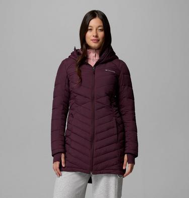 Women's Joy Peak II Hooded Mid Insulated Jacket, Color: Moonvista, image 3