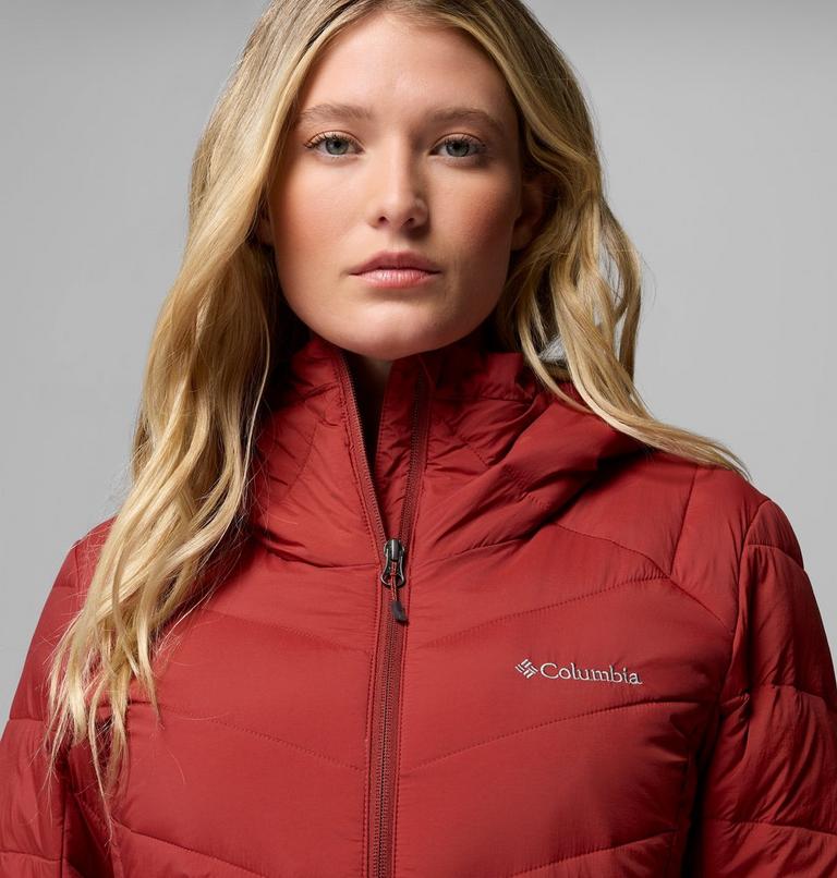 Veste Isol&eacute;e &agrave; Capuche Joy Peak II Mid Femme, Color: Red Oxide, image 7