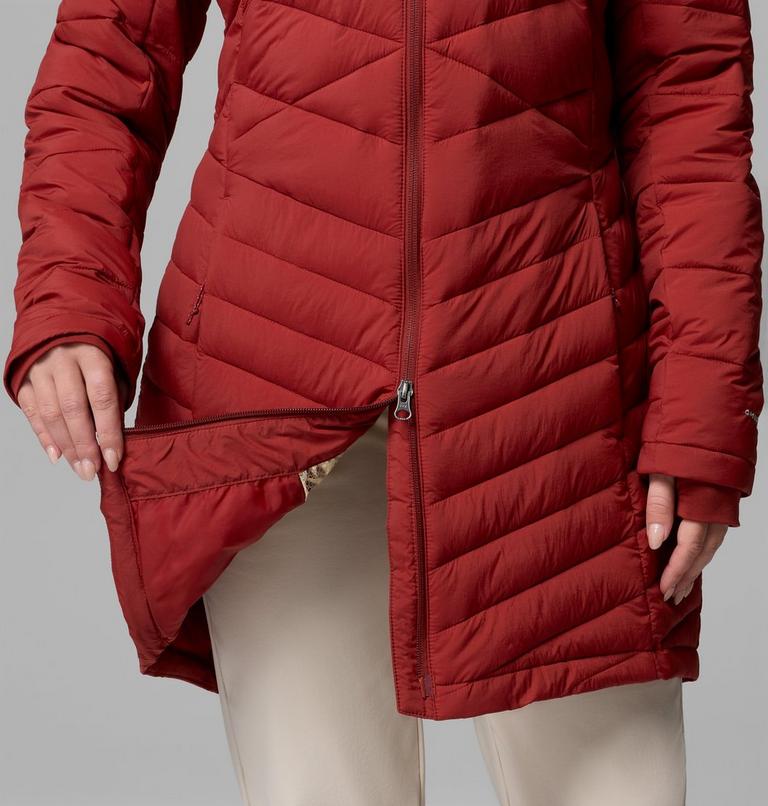 Veste Isol&eacute;e &agrave; Capuche Joy Peak II Mid Femme, Color: Red Oxide, image 8