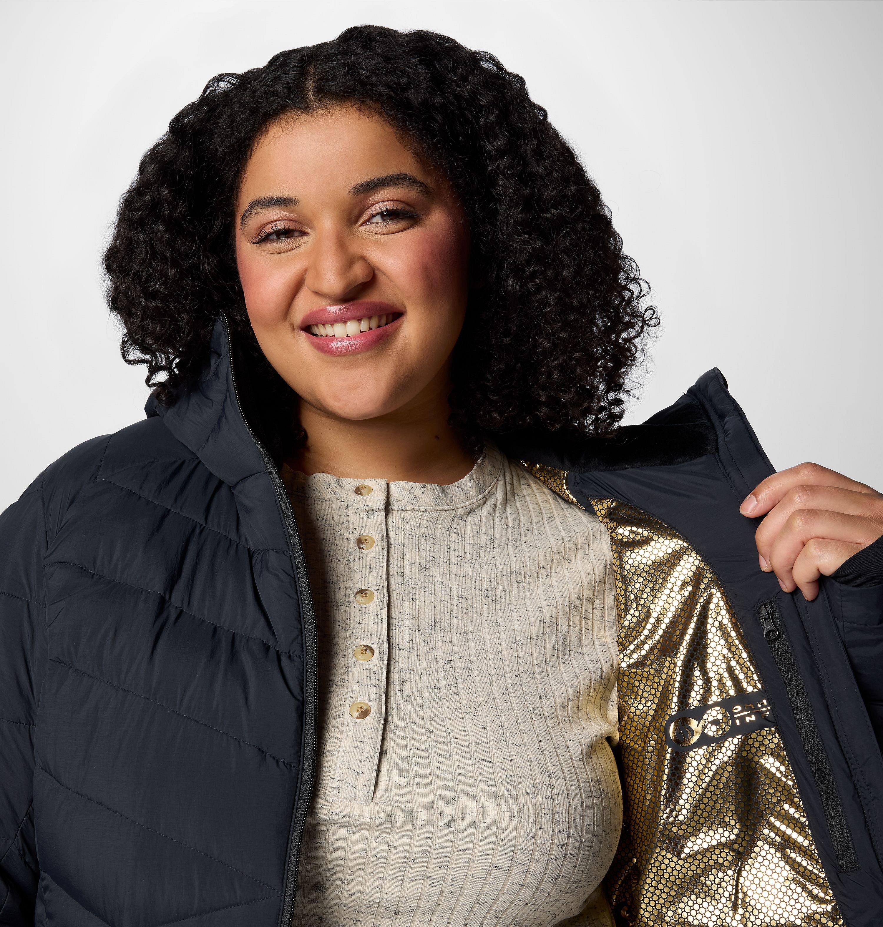 Women's Joy Peak II Mid Hooded Jacket - Plus Size | 010 | 3X 6