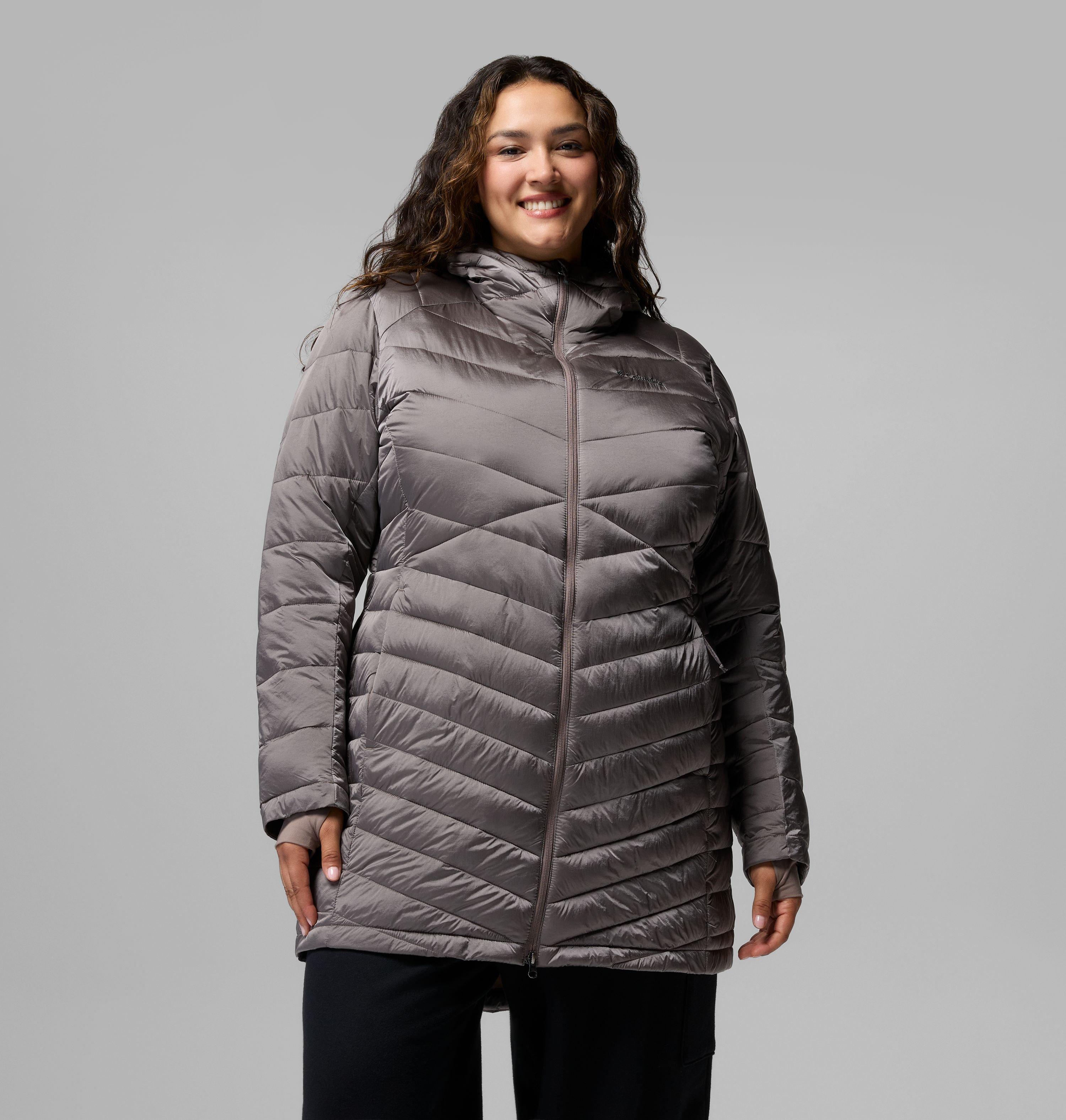 Columbia Women's Joy Peak II Mid Hooded Jacket - Plus Size-