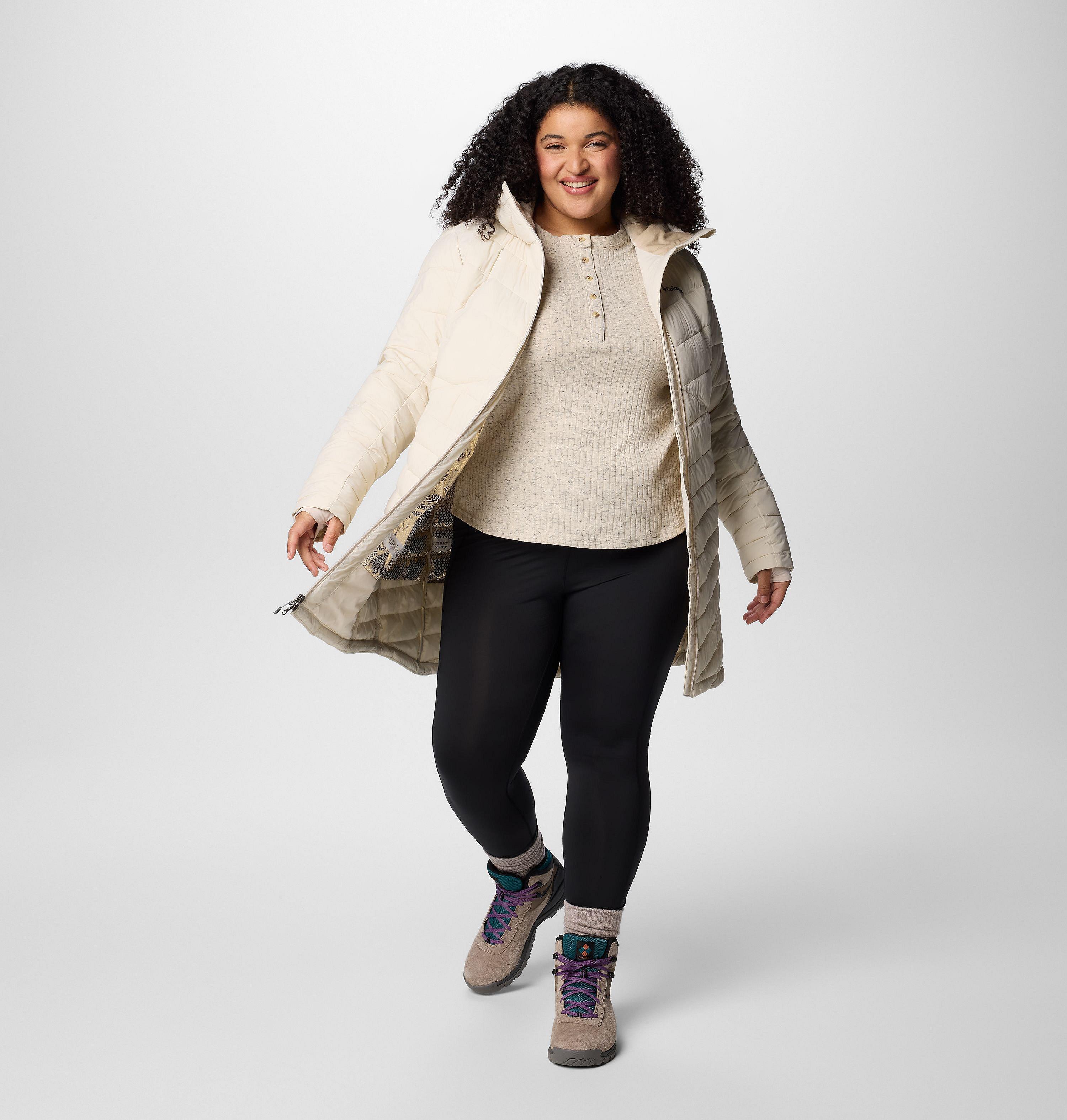 Women's Joy Peak II Mid Hooded Jacket - Plus Size 3