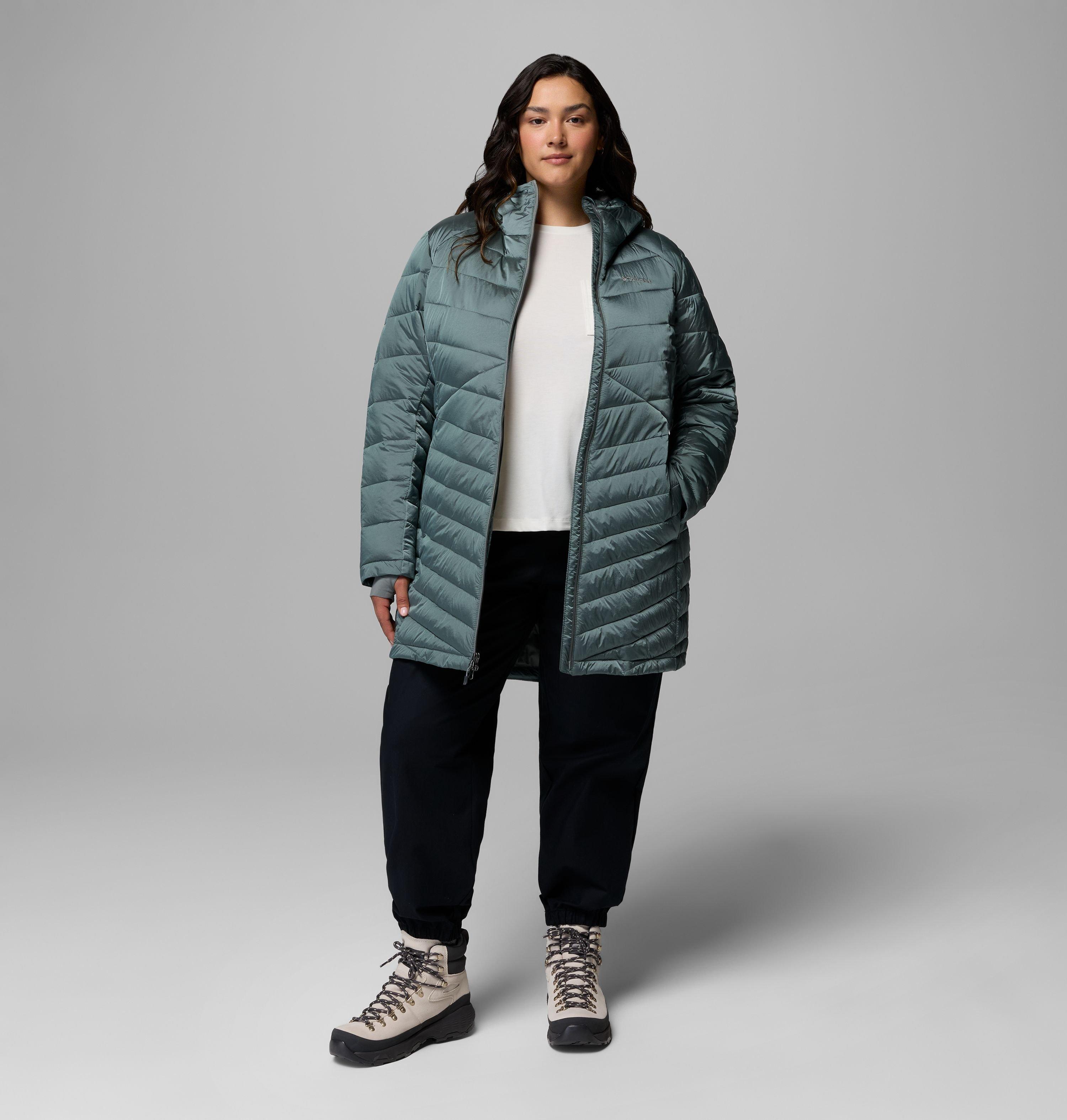 Women's Joy Peak II Mid Hooded Jacket - Plus Size | 342 | 2X 2
