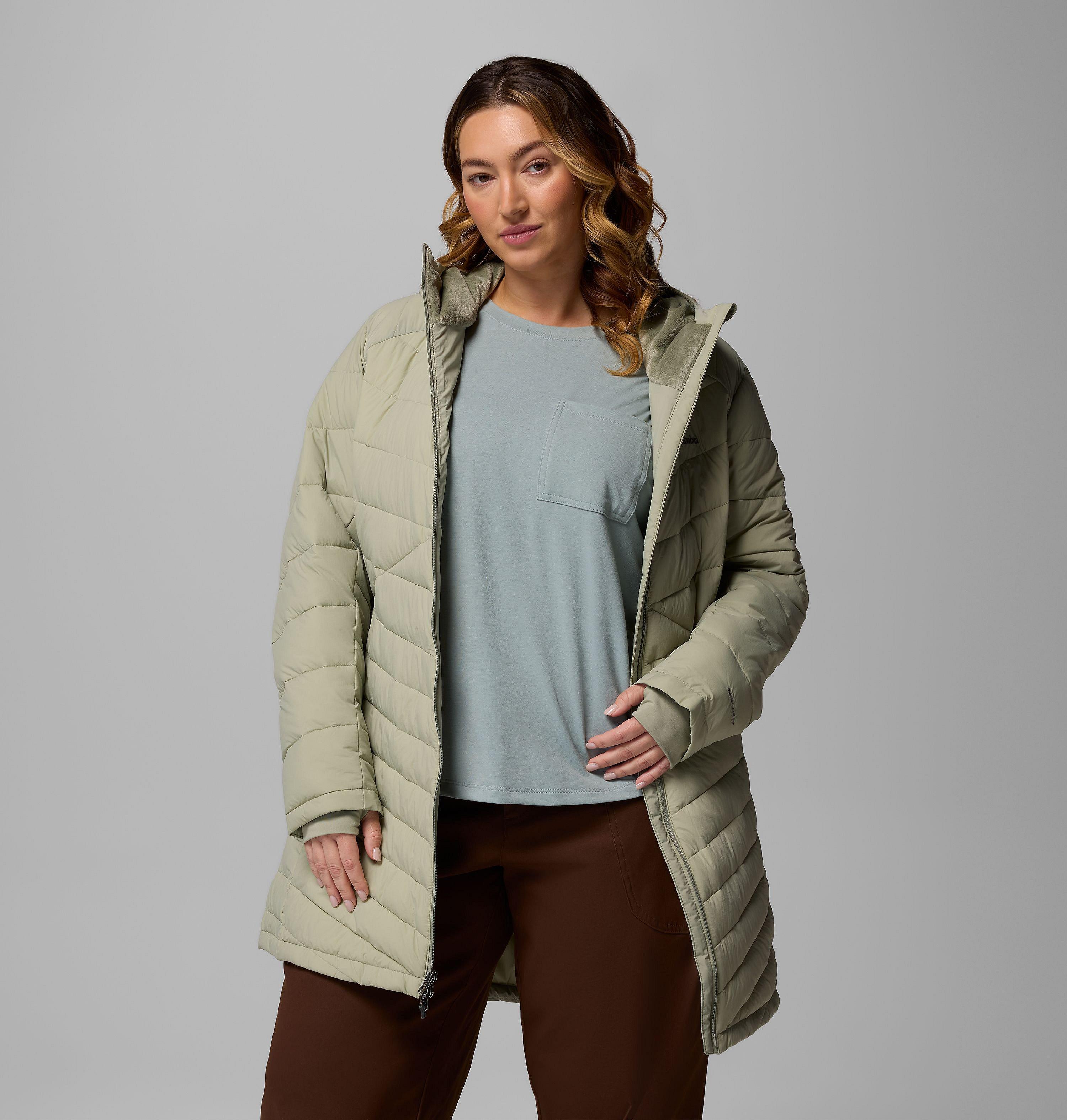 Women's Joy Peak II Mid Hooded Jacket - Plus Size | Columbia