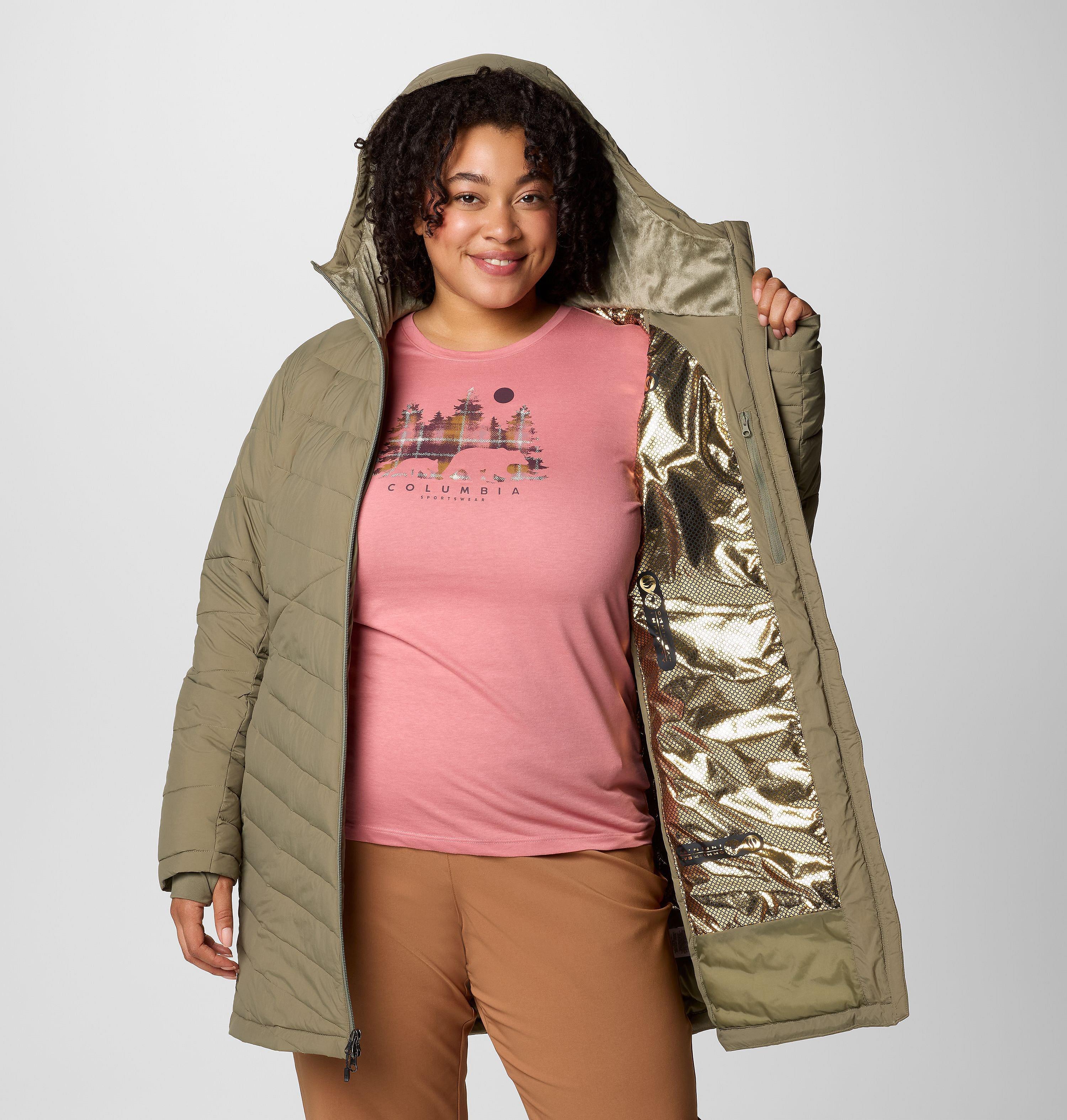 Women's Joy Peak II Mid Hooded Jacket - Plus Size 7