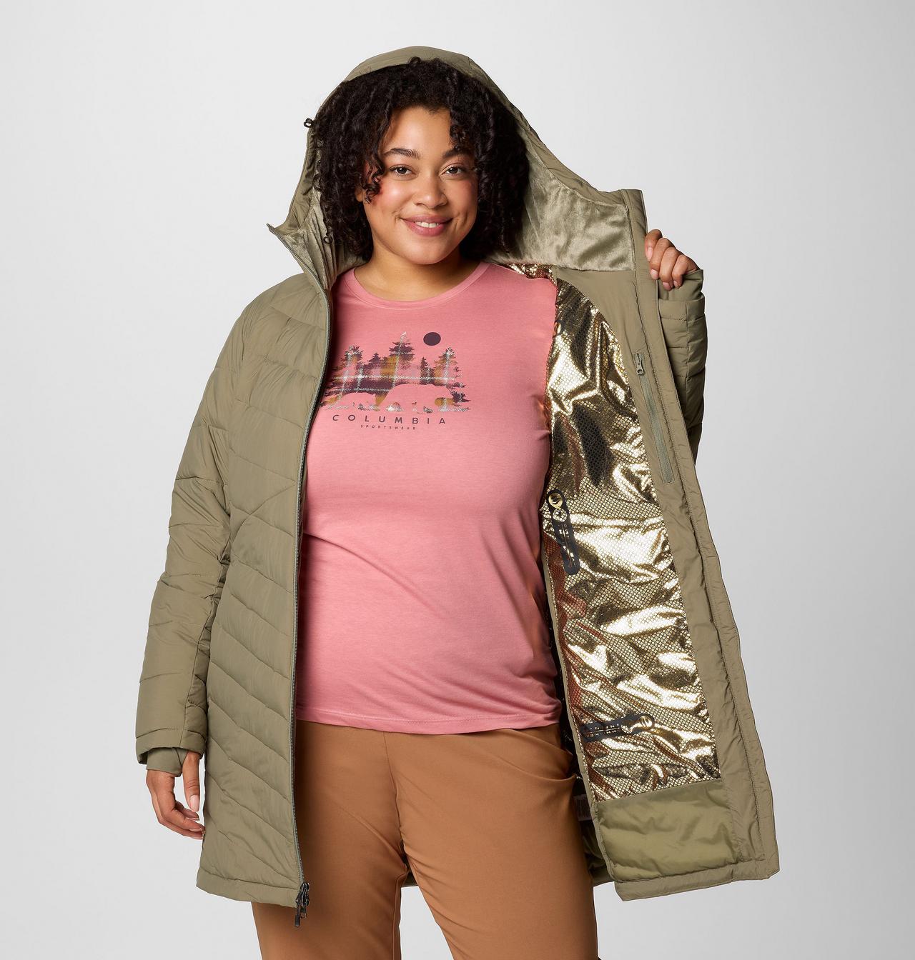 Women's Joy Peak™ II Mid Hooded Jacket - Plus Size 7
